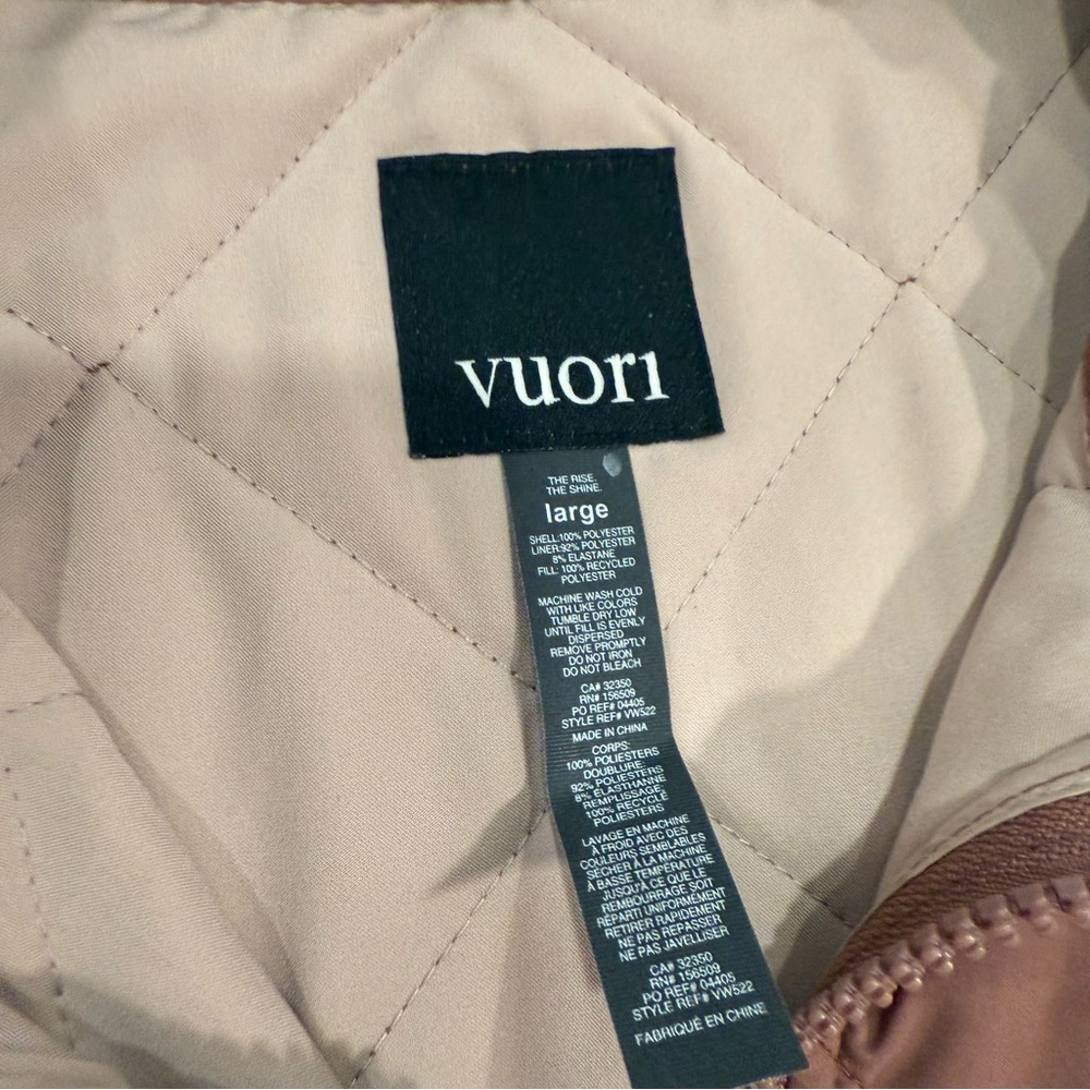 Vuori Terracotta Echo Insulated Bomber - Picture 7 of 11